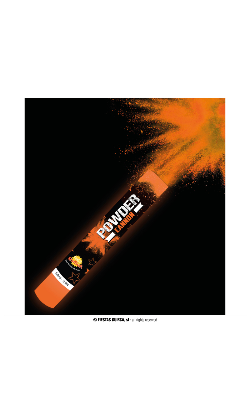 Powder Cannon 30cm - Orange