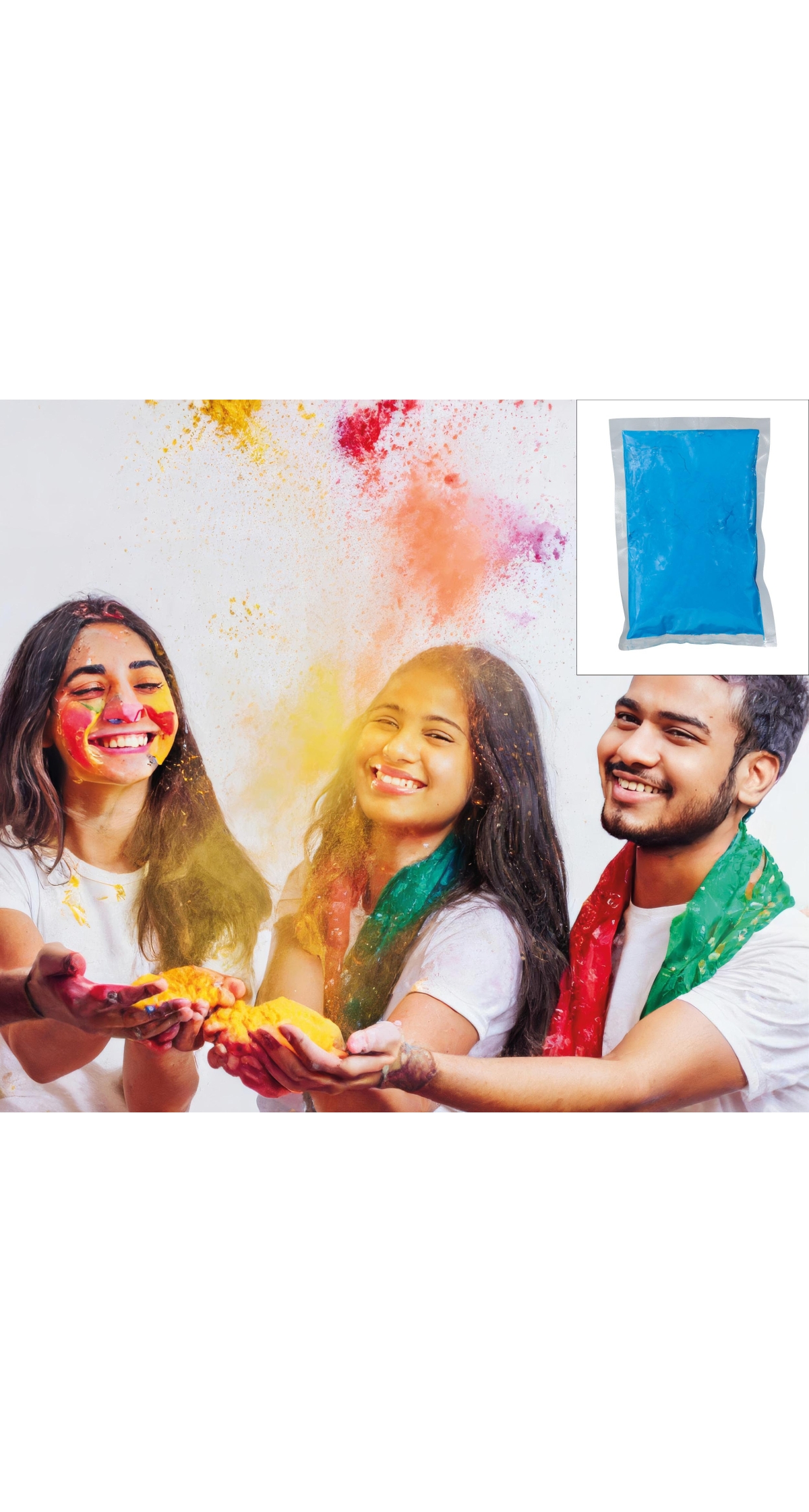 Holi Festival Powder Blue 200gr