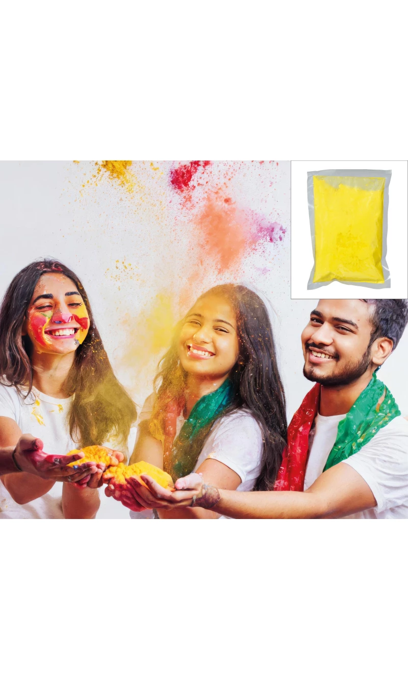 Holi Festival Powder Yellow 200gr