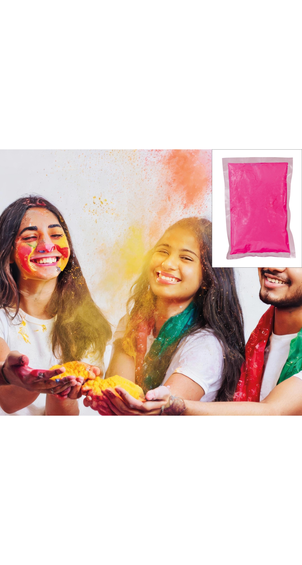 Holi Festival Powder Pink 200gr