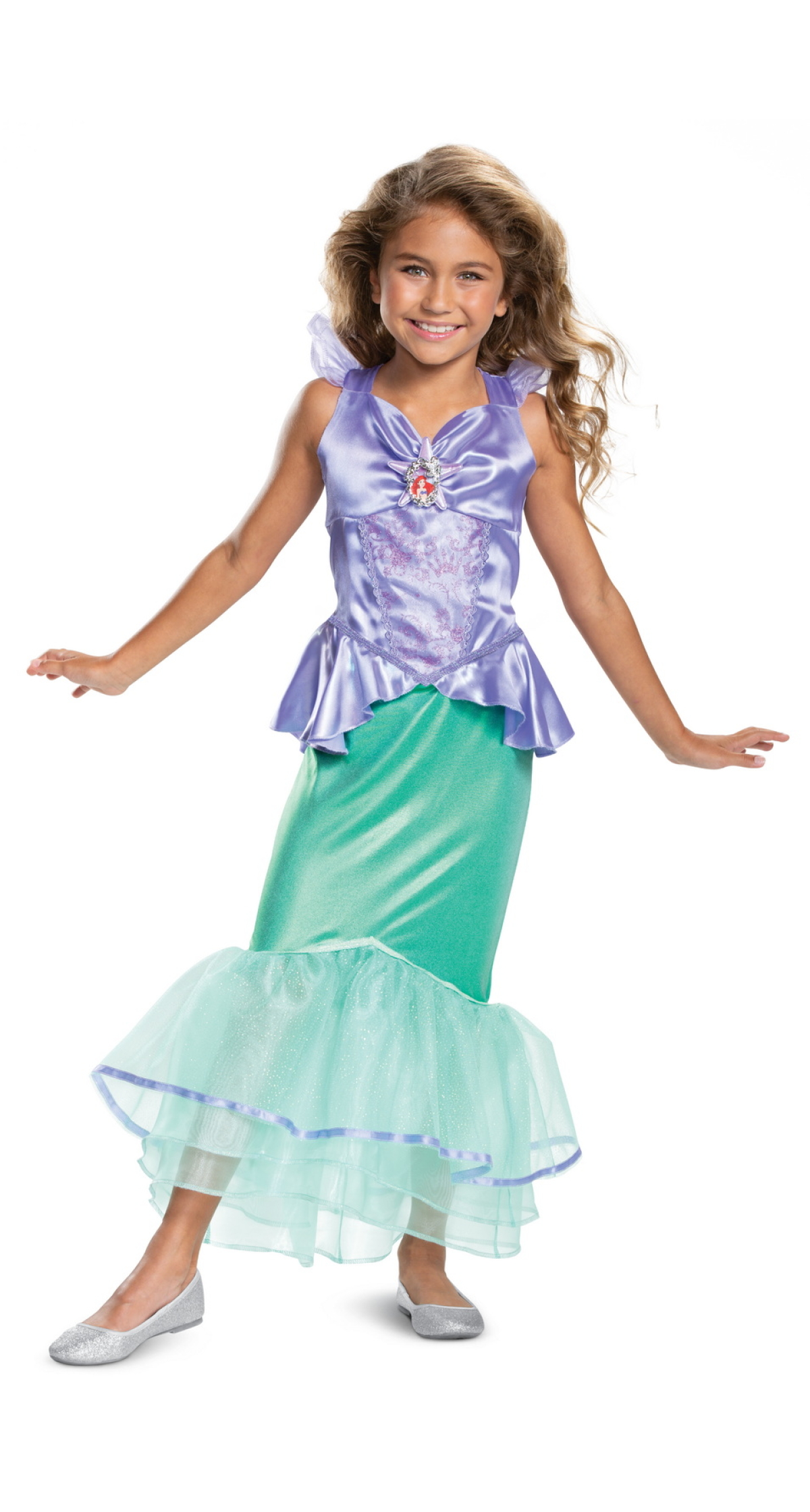 Official Disney License Princess Ariel Deluxe (S) - Age 5 to 6 Years