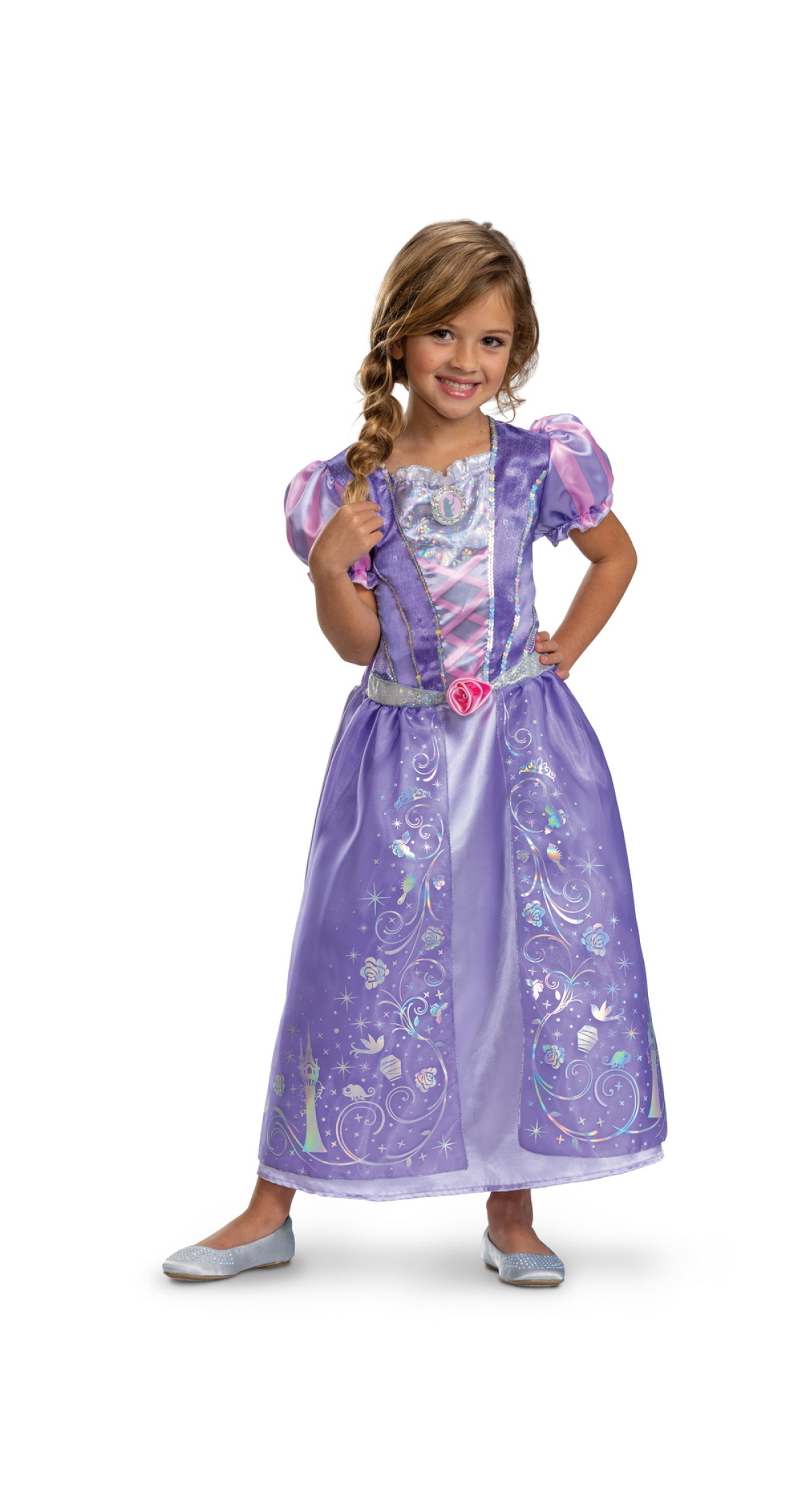 Official Disney License 100th Anniversary Princess Rapunzel (S) - Age 5 to 6 Years