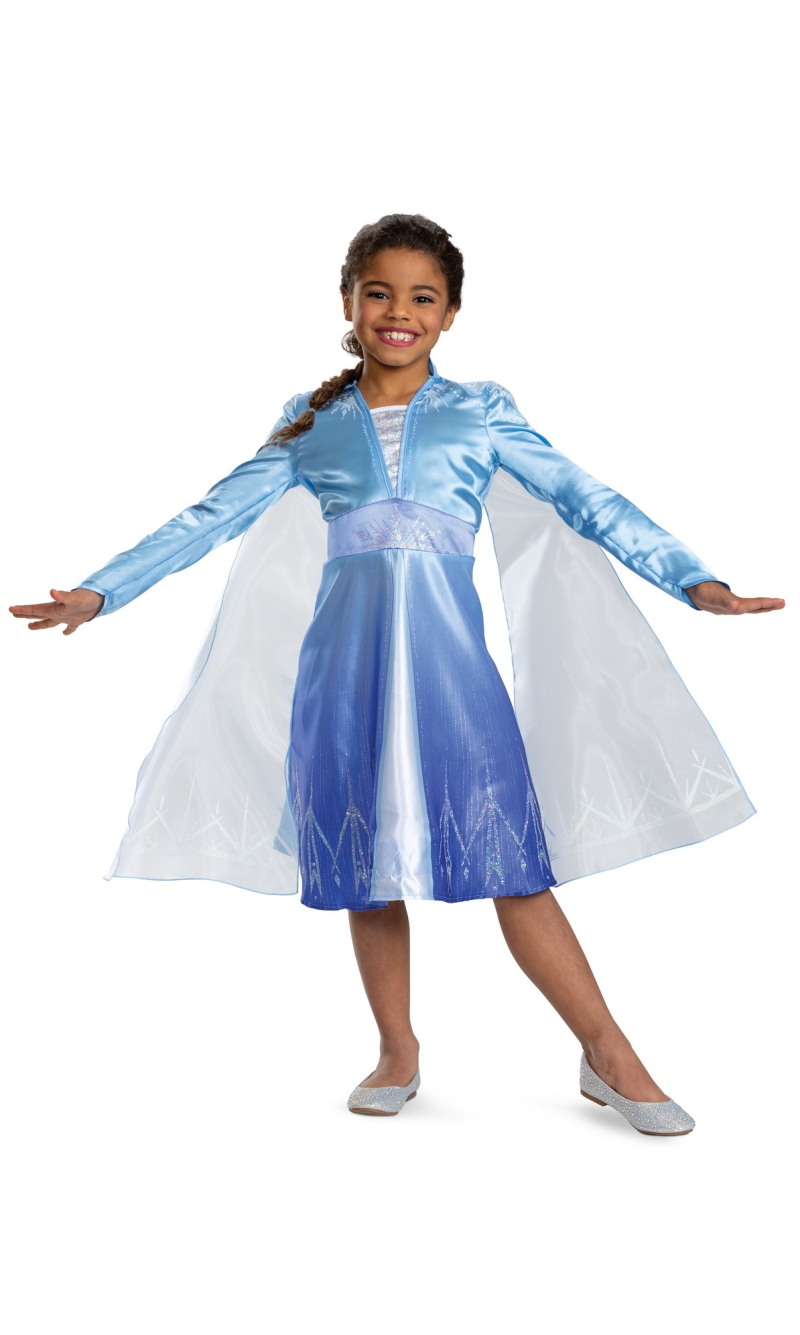 Official Disney License 100th Anniversary Princess Elsa Traveling (M) - Age 7 to 8 Years