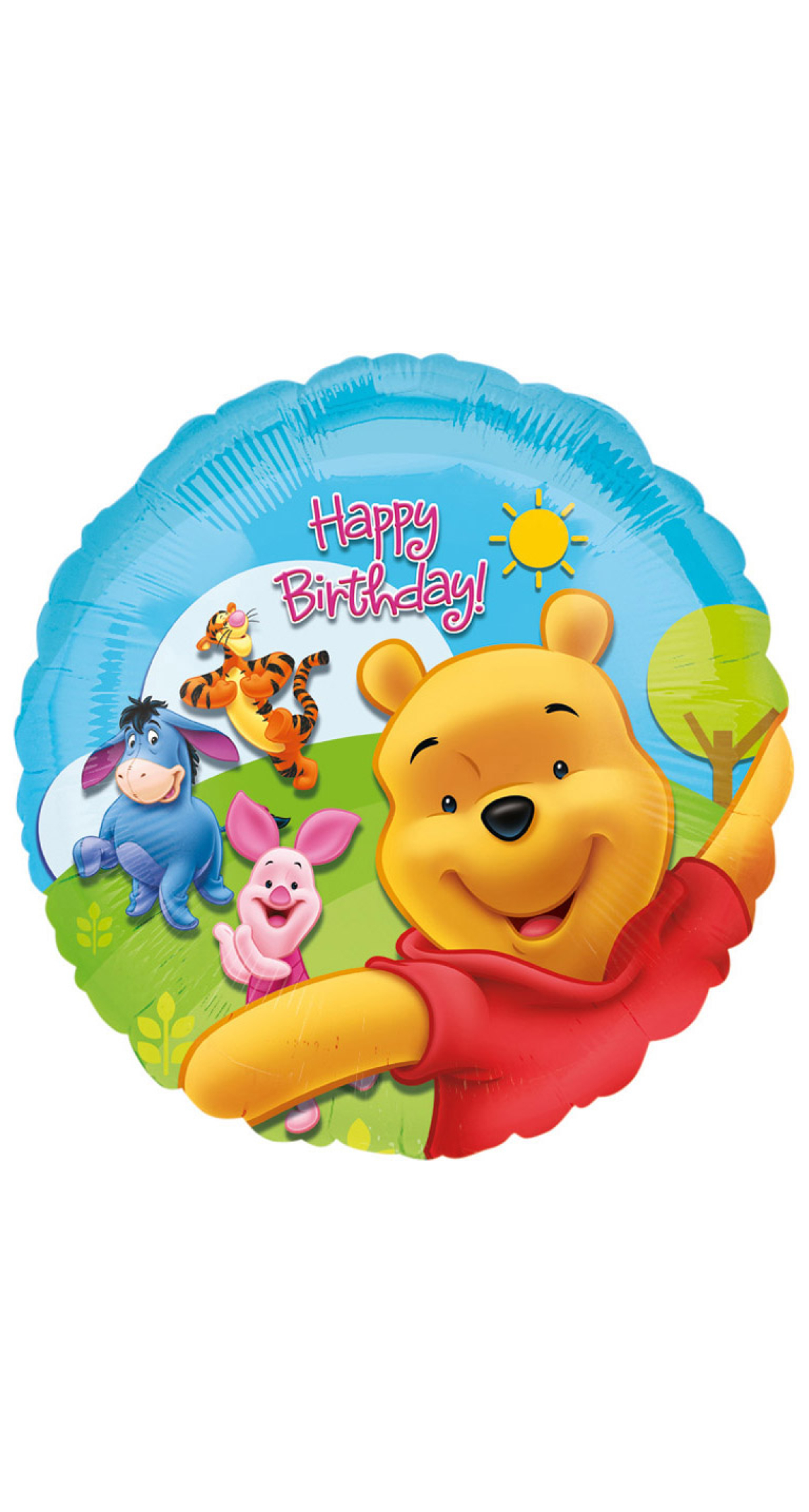 Winnie The Pooh & Friends Sunny Birthday Foil Balloon - 43 cm