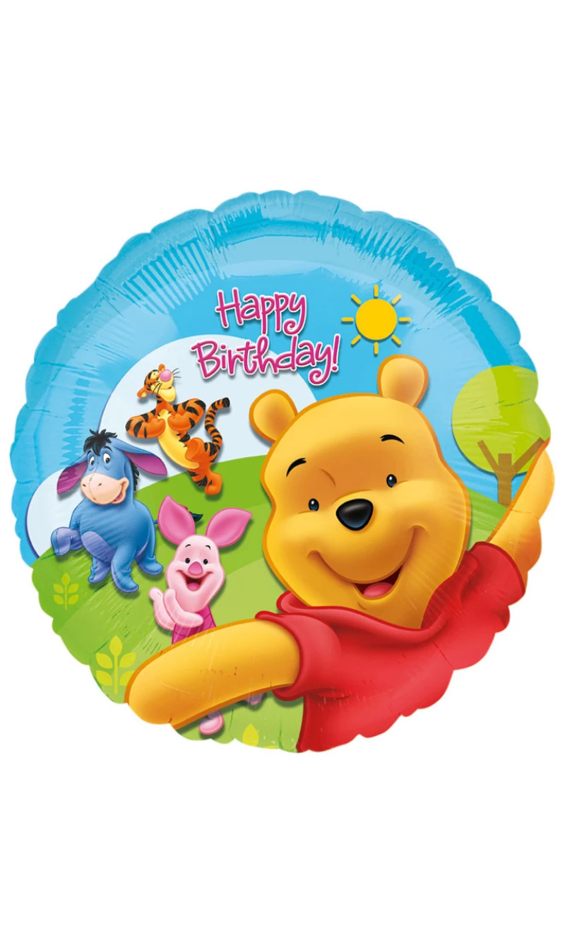Winnie The Pooh & Friends Sunny Birthday Foil Balloon - 43 cm