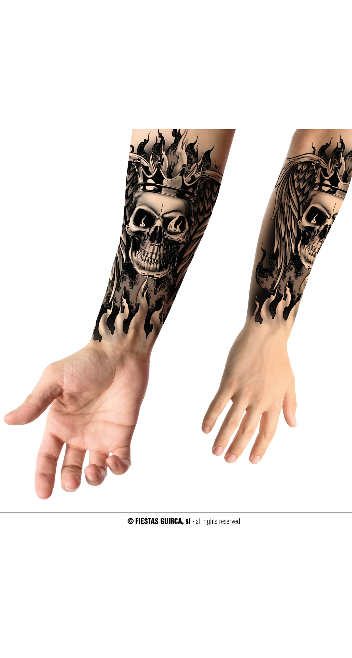 Skull Tattoon (14x30cm)