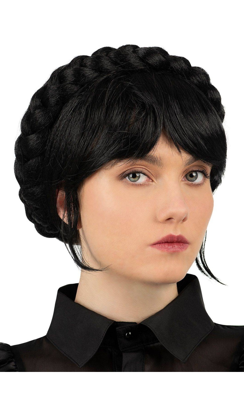 Wednesday Addams Raven Dance Wig - Adult One Size