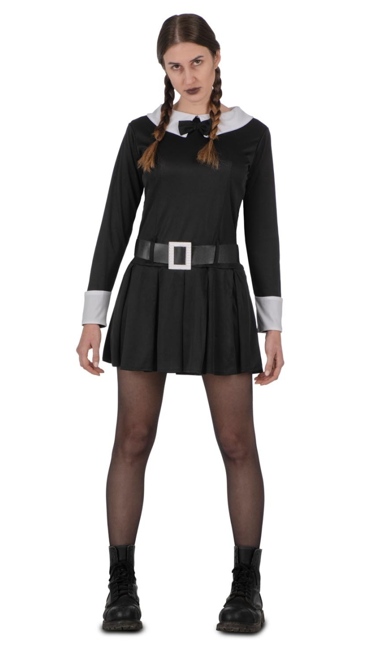 Morbid Wednesday Costume - Adult Size XL