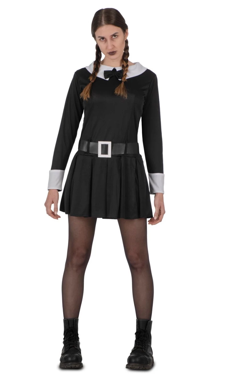 Morbid Wednesday Costume - Adult Size XL