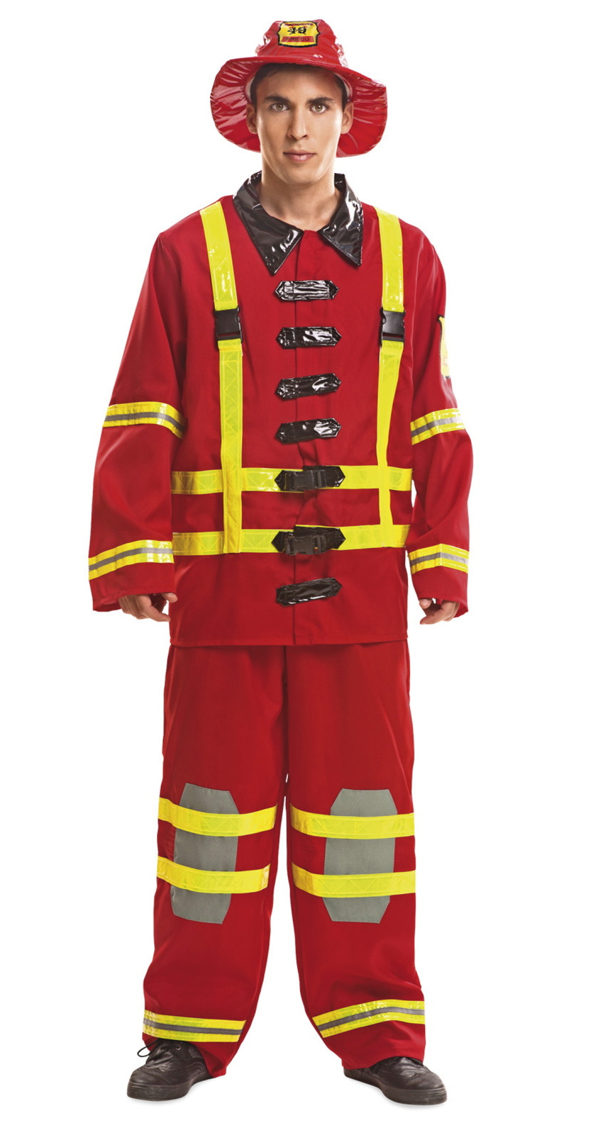 Fireman Firefighter Costume - Adult Size XXL