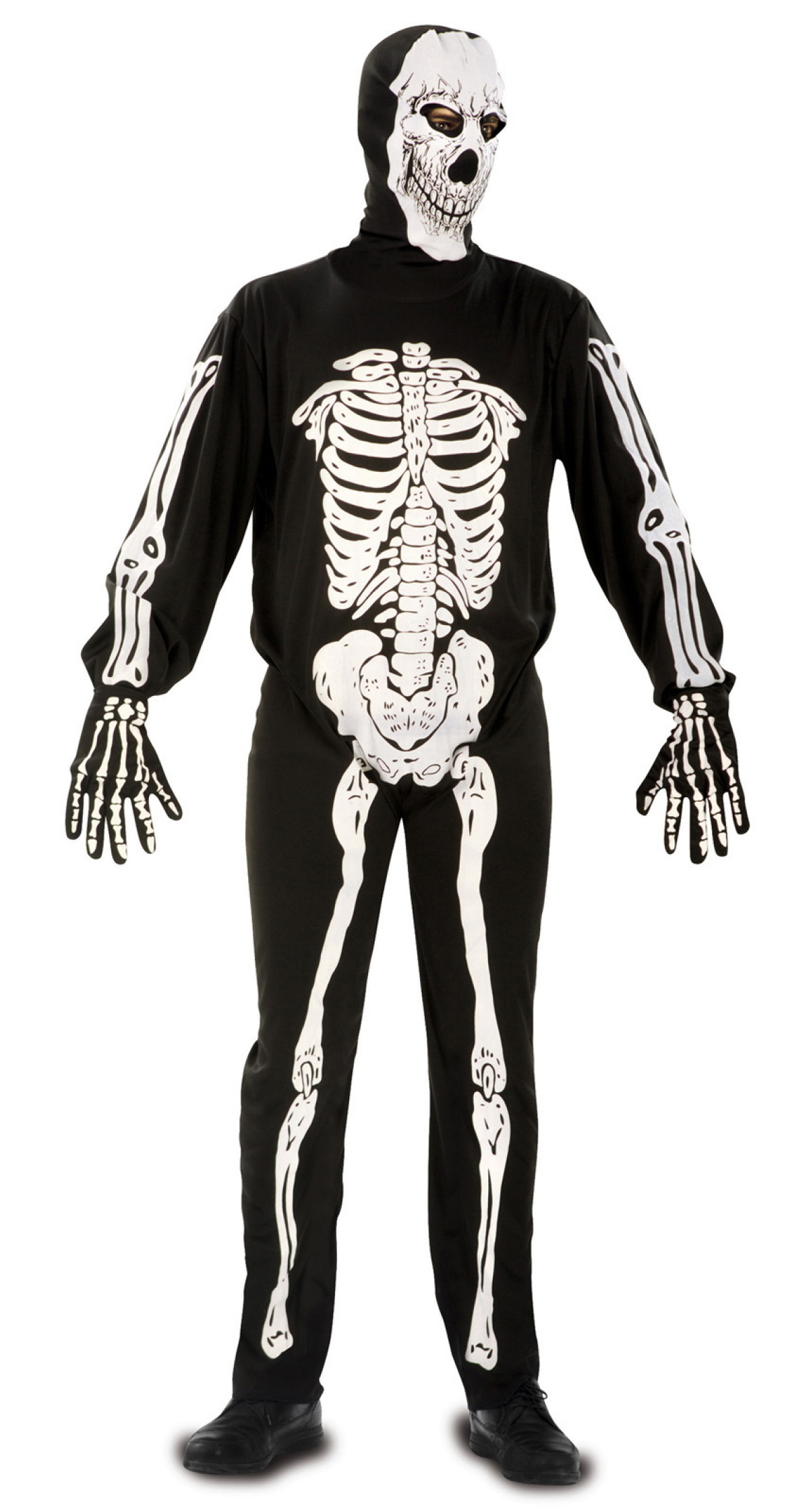 Mr Creepy Skeleton Costume - Adult Size XXL