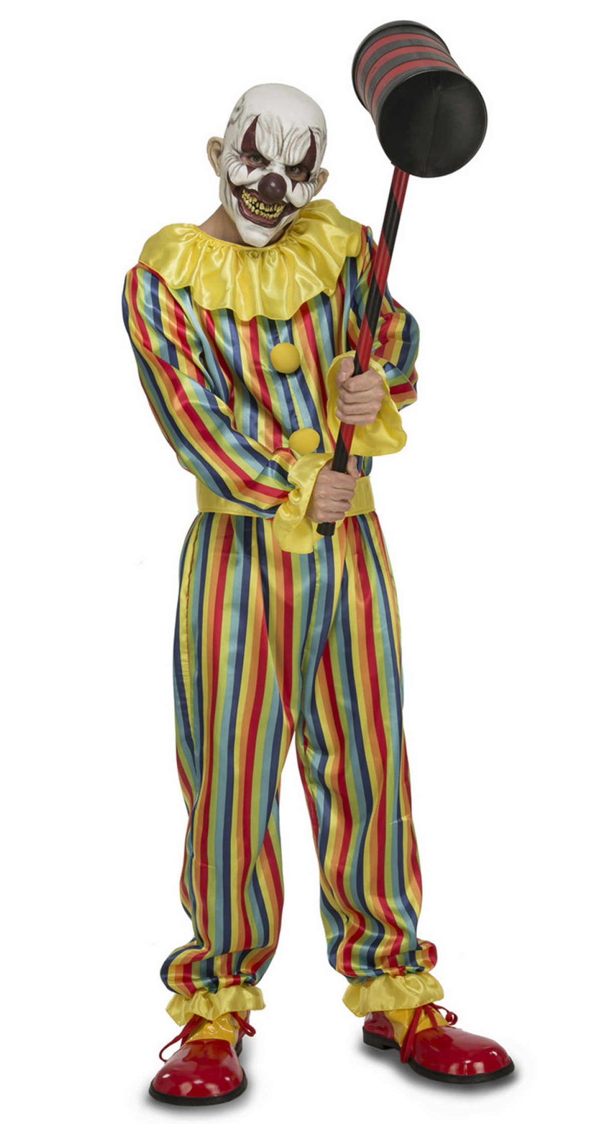 Prank Clown Man Costume - Adult Size Small