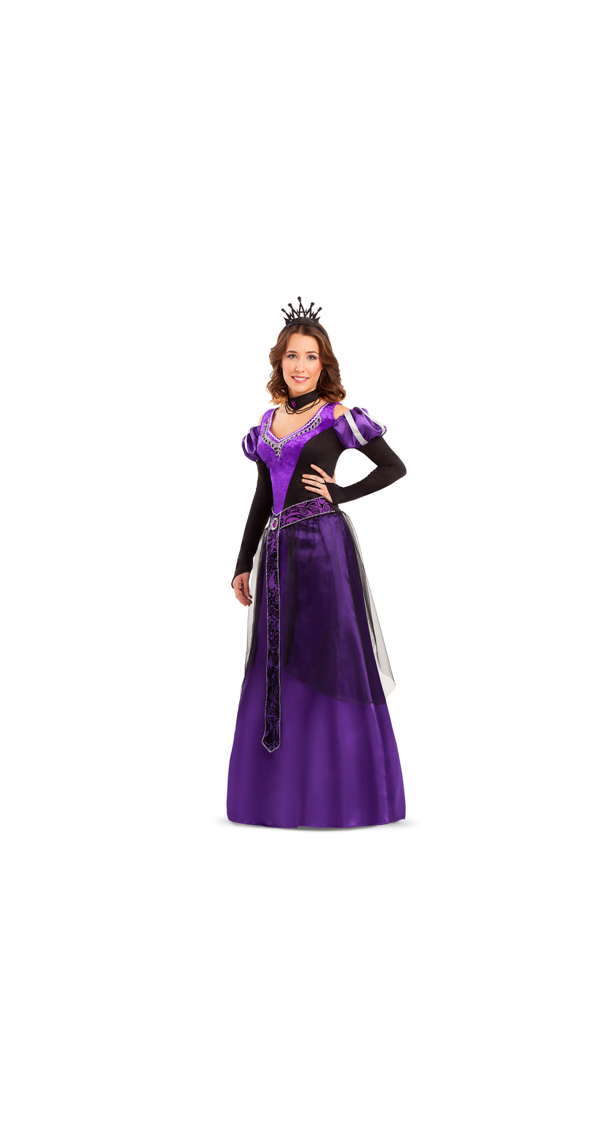 Deluxe Medieval Queen Costume - Adult Size XXL - Image 2