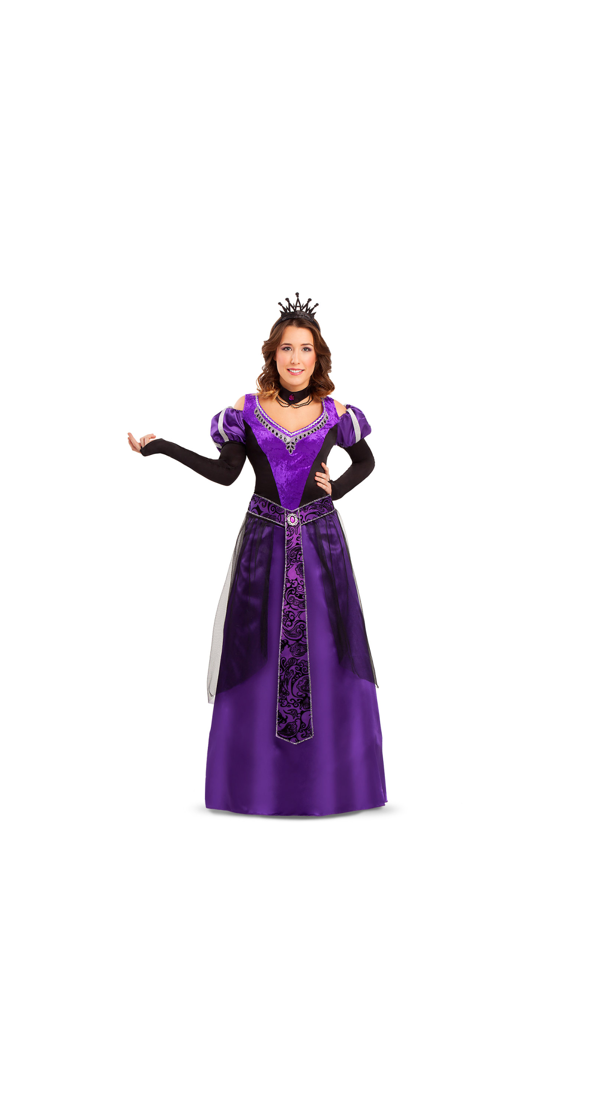 Deluxe Medieval Queen Costume - Adult Size XXL - Image 4