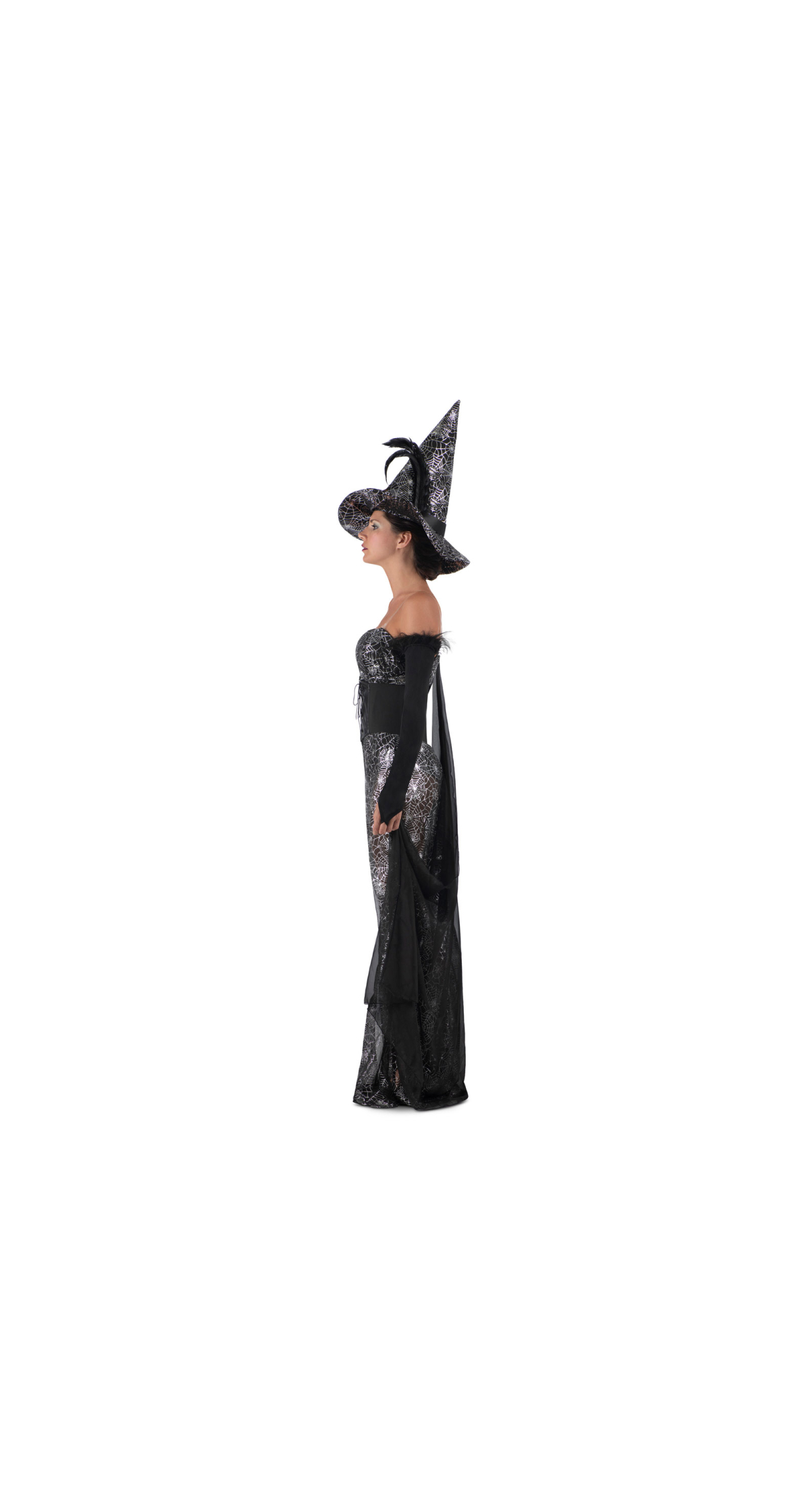 Deluxe Sexy Raven Witch - Adult Size Large - Image 2