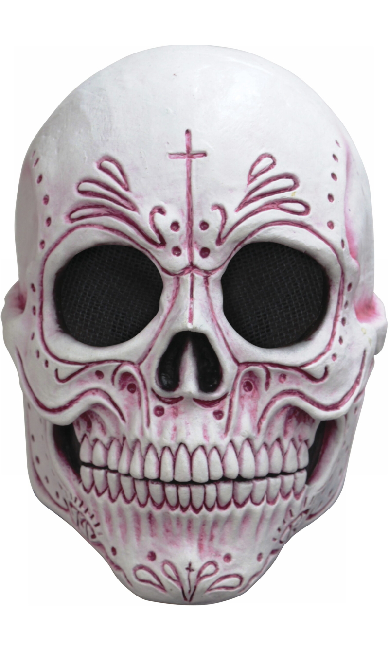 Mexican Catrina (Ghoulish) Latex Mask - Adult One Size