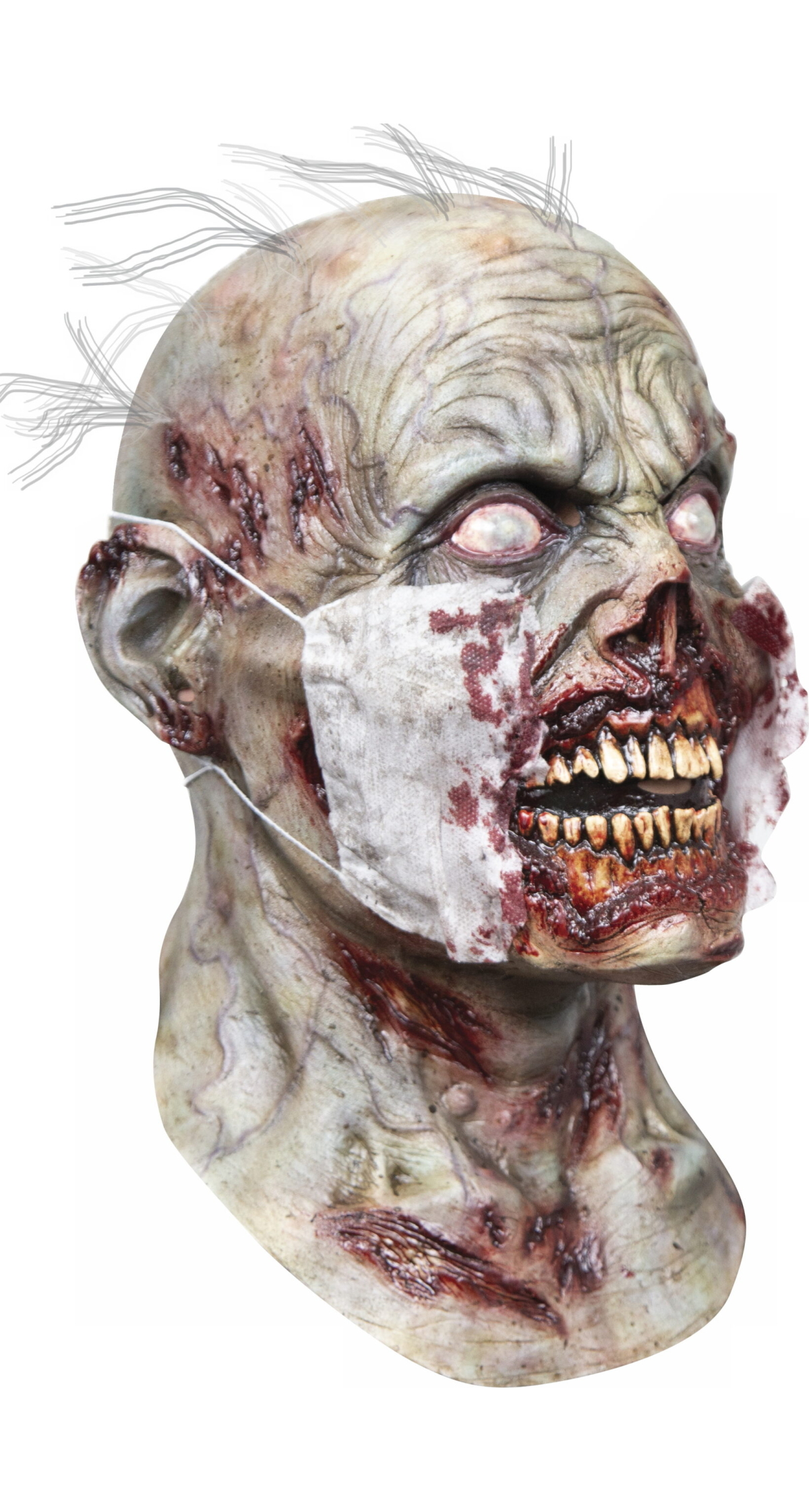 Patient Zombie (Ghoulish) Latex Mask - Adult One Size