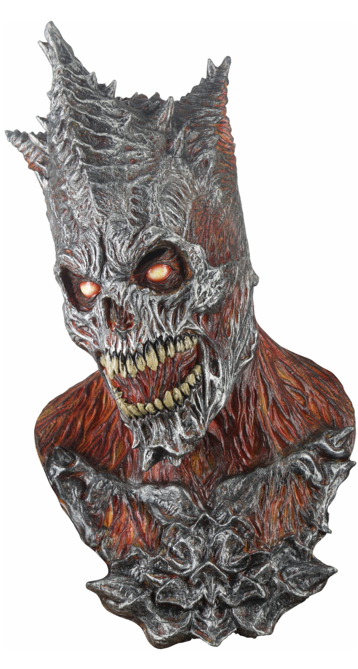 King Reaper Fire (Ghoulish) Latex Mask - Adult One Size