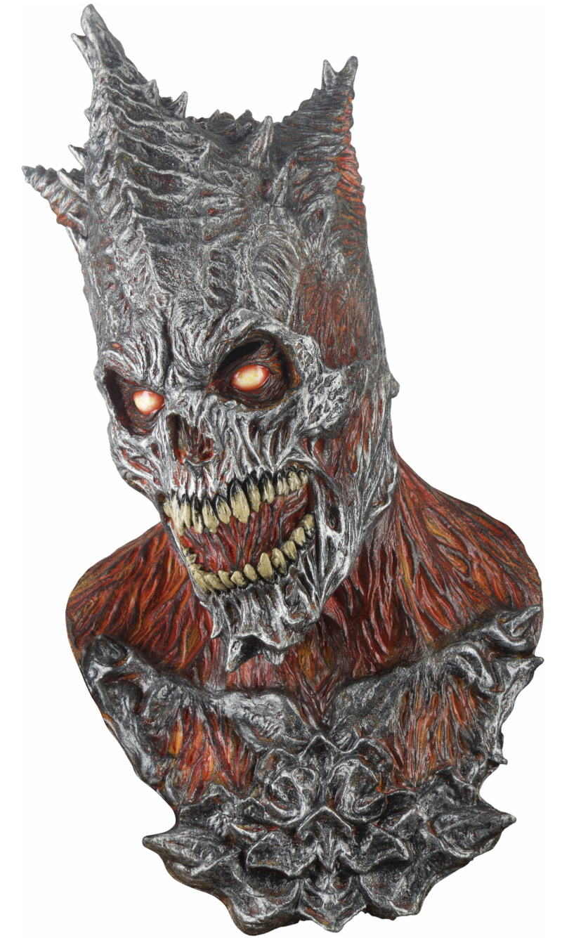 King Reaper Fire (Ghoulish) Latex Mask - Adult One Size