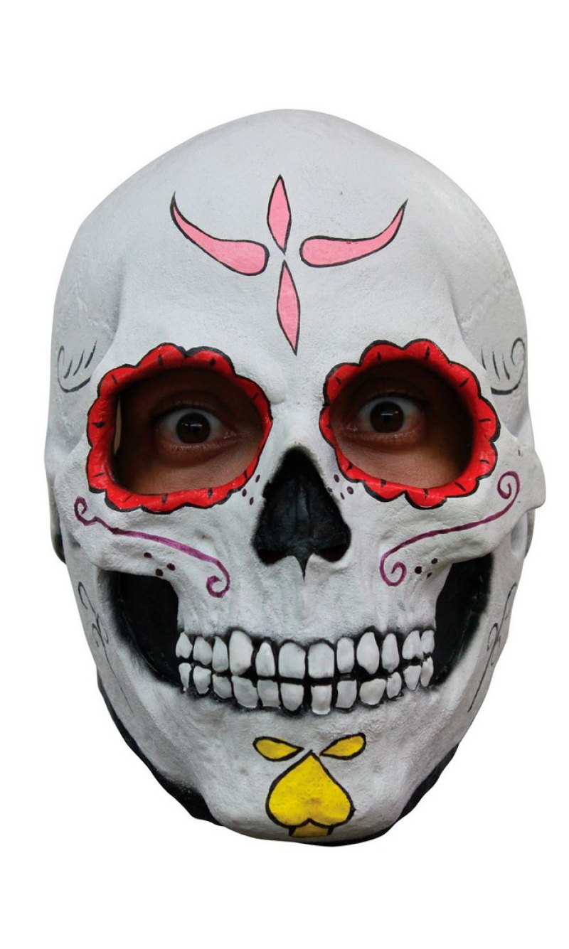 Catrina Skull Latex Mask (Ghoulish) - Adult One Size