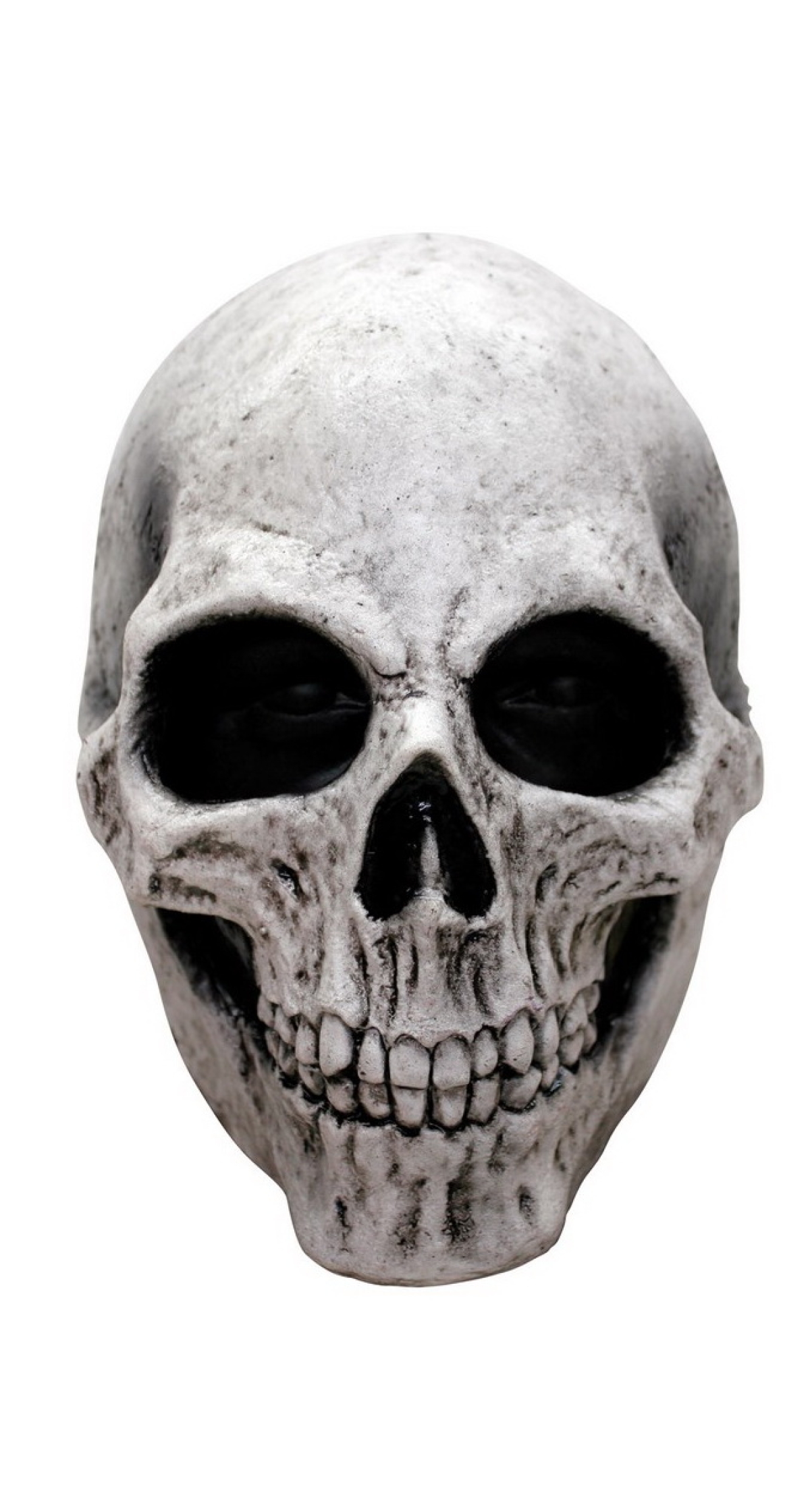 White Skull Latex Mask (Ghoulish) - Adult One Size