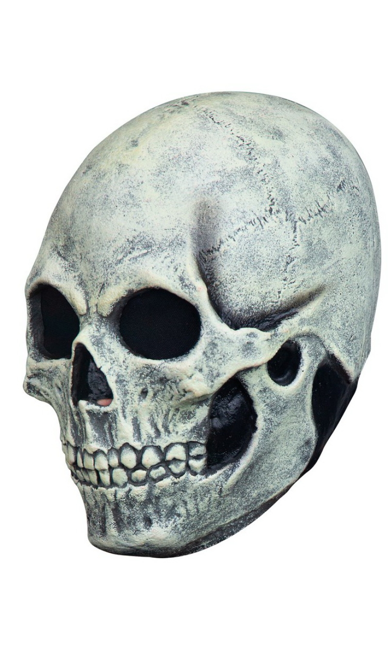 Skull Glow Latex Mask (Ghoulish) - Adult One Size