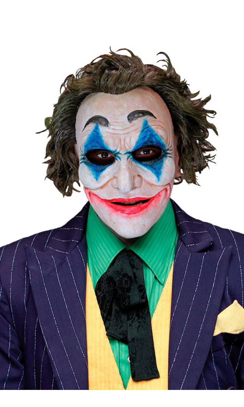 Crazy Jack Clown Joker Latex Mask (Ghoulish) - Adult One Size
