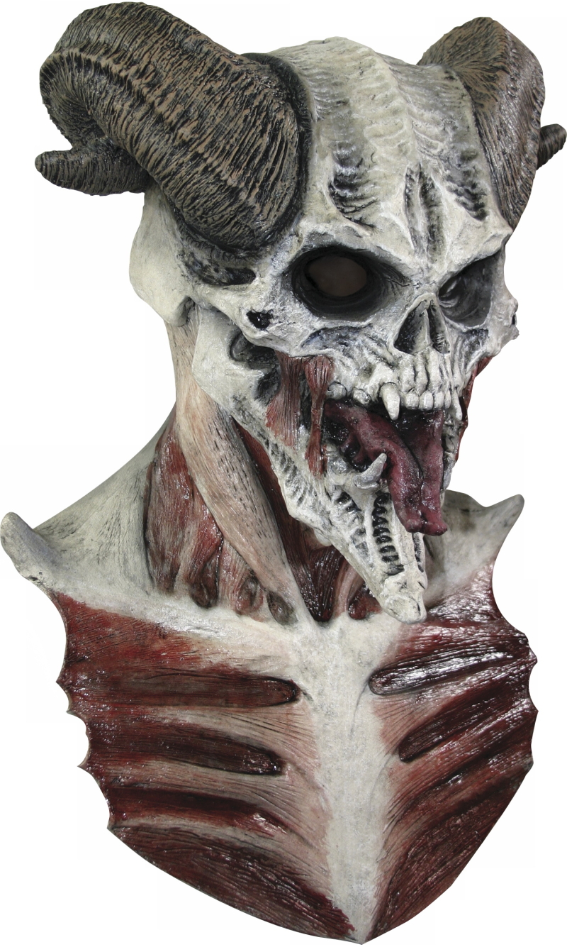 Devil Skull (Ghoulish) Latex Mask - Adult One Size