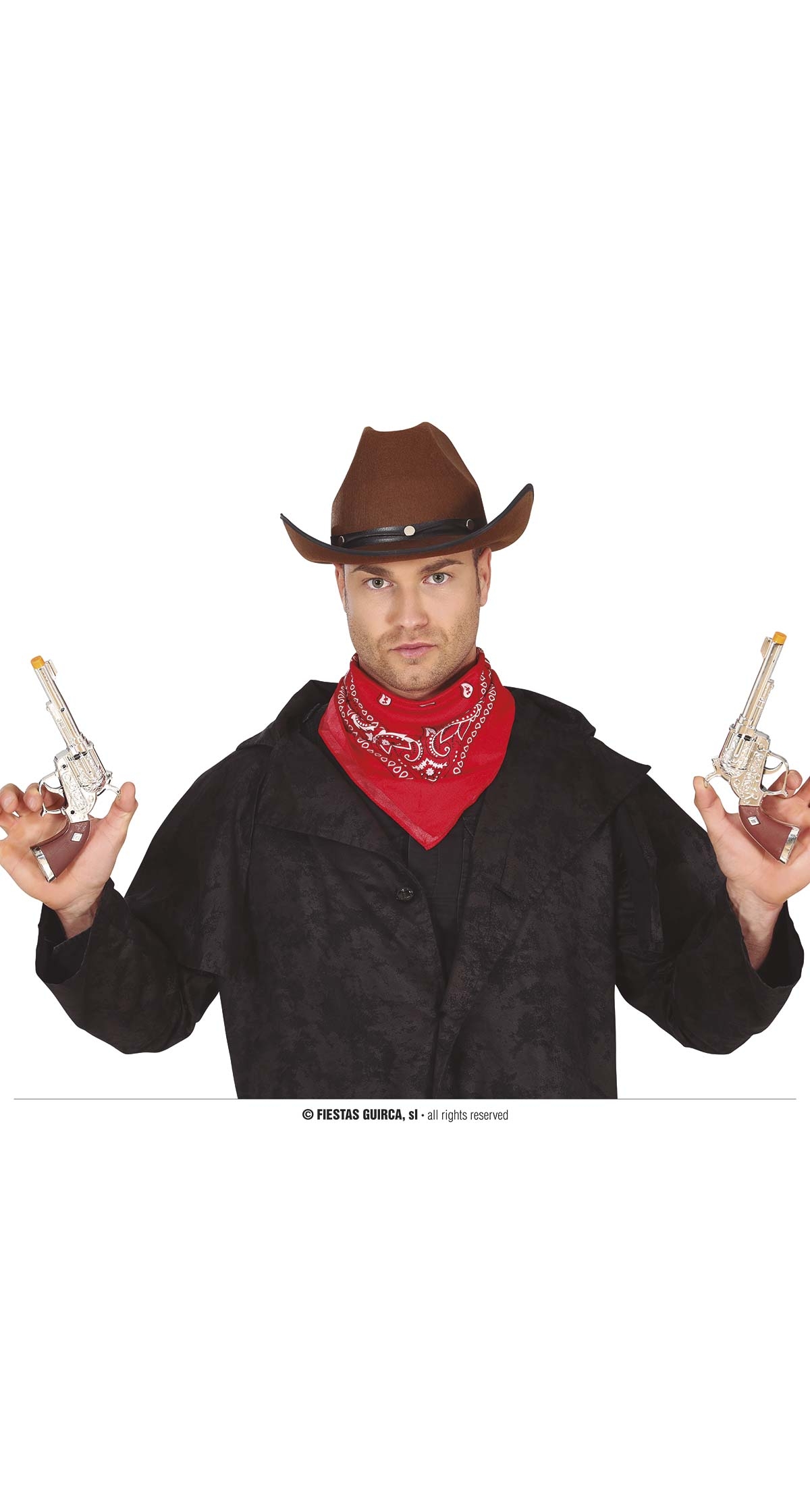 Two Cowboy Guns - 25cm