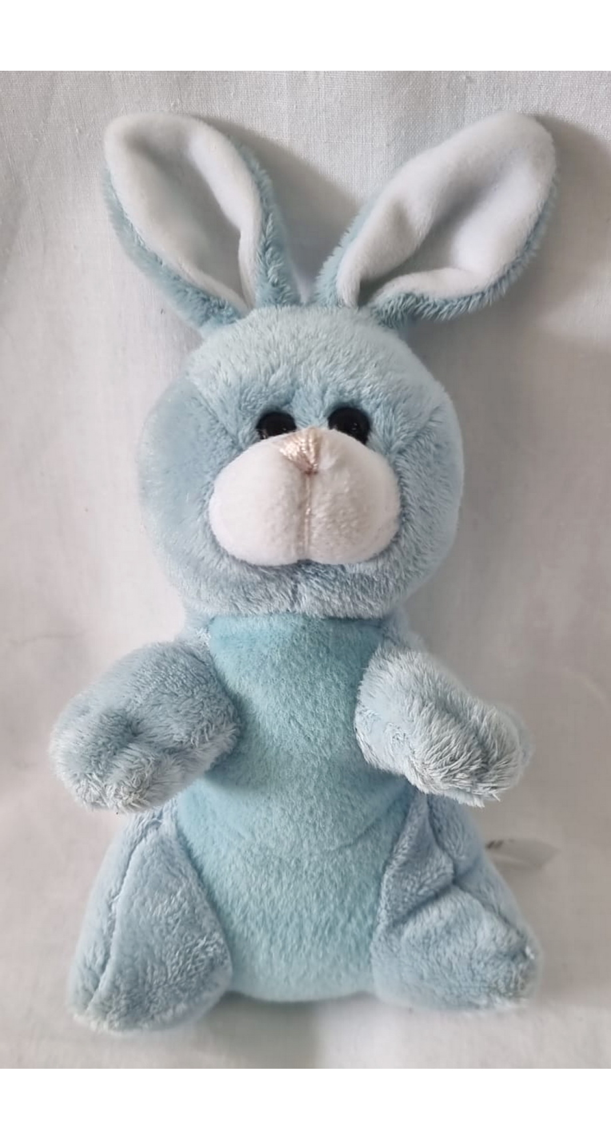 Blue Little Cute Bunny Soft Toy - 21x10cm