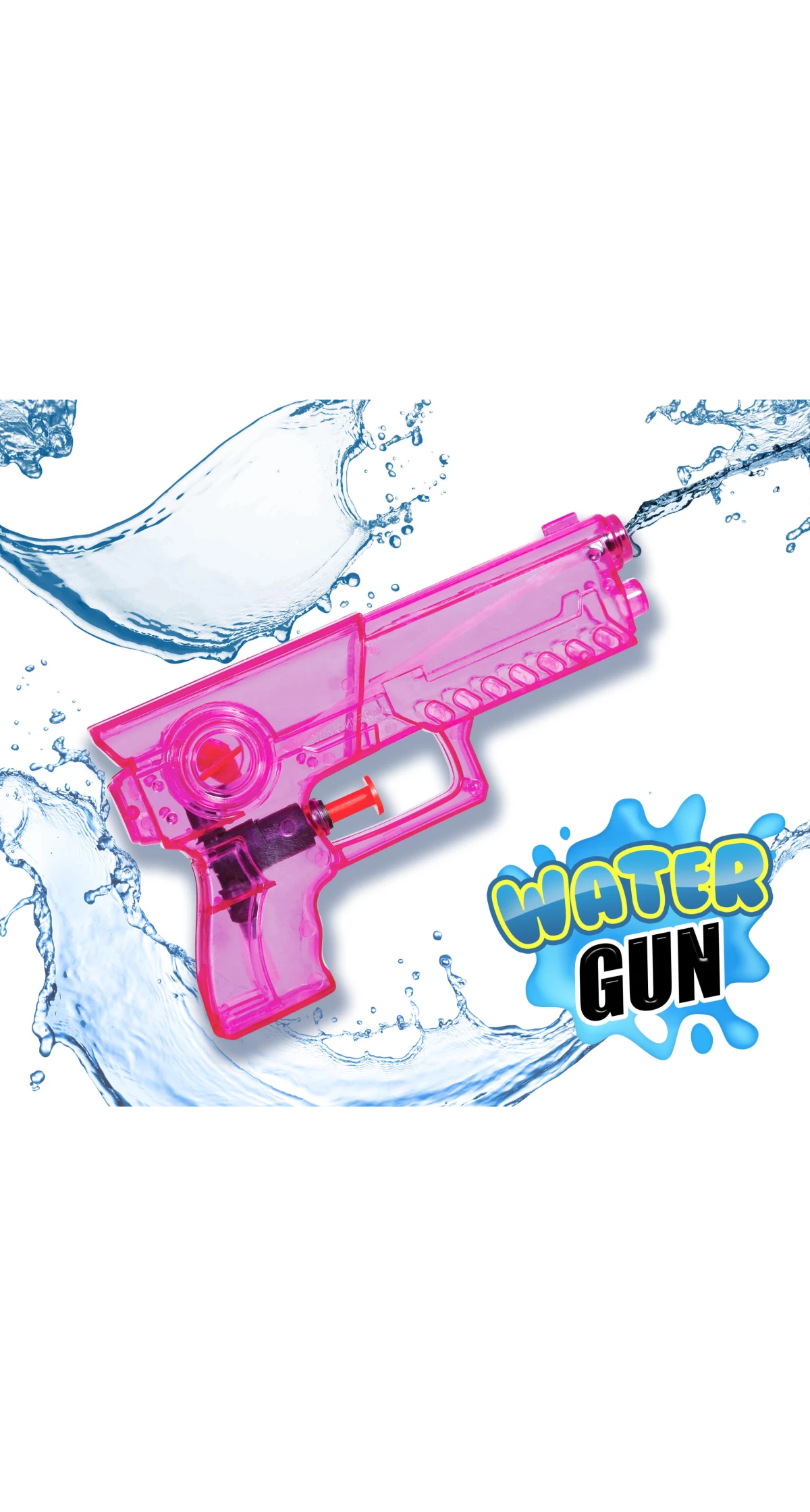 Water Pistol Pink 17cm