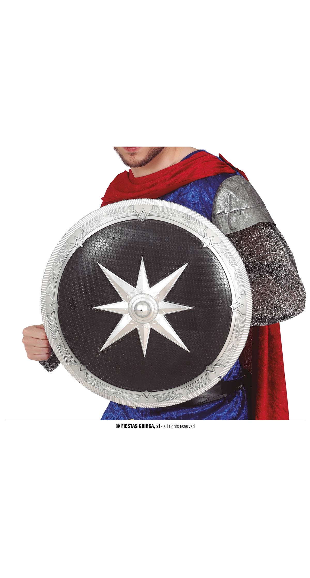 Black Roman Shield - 45cm