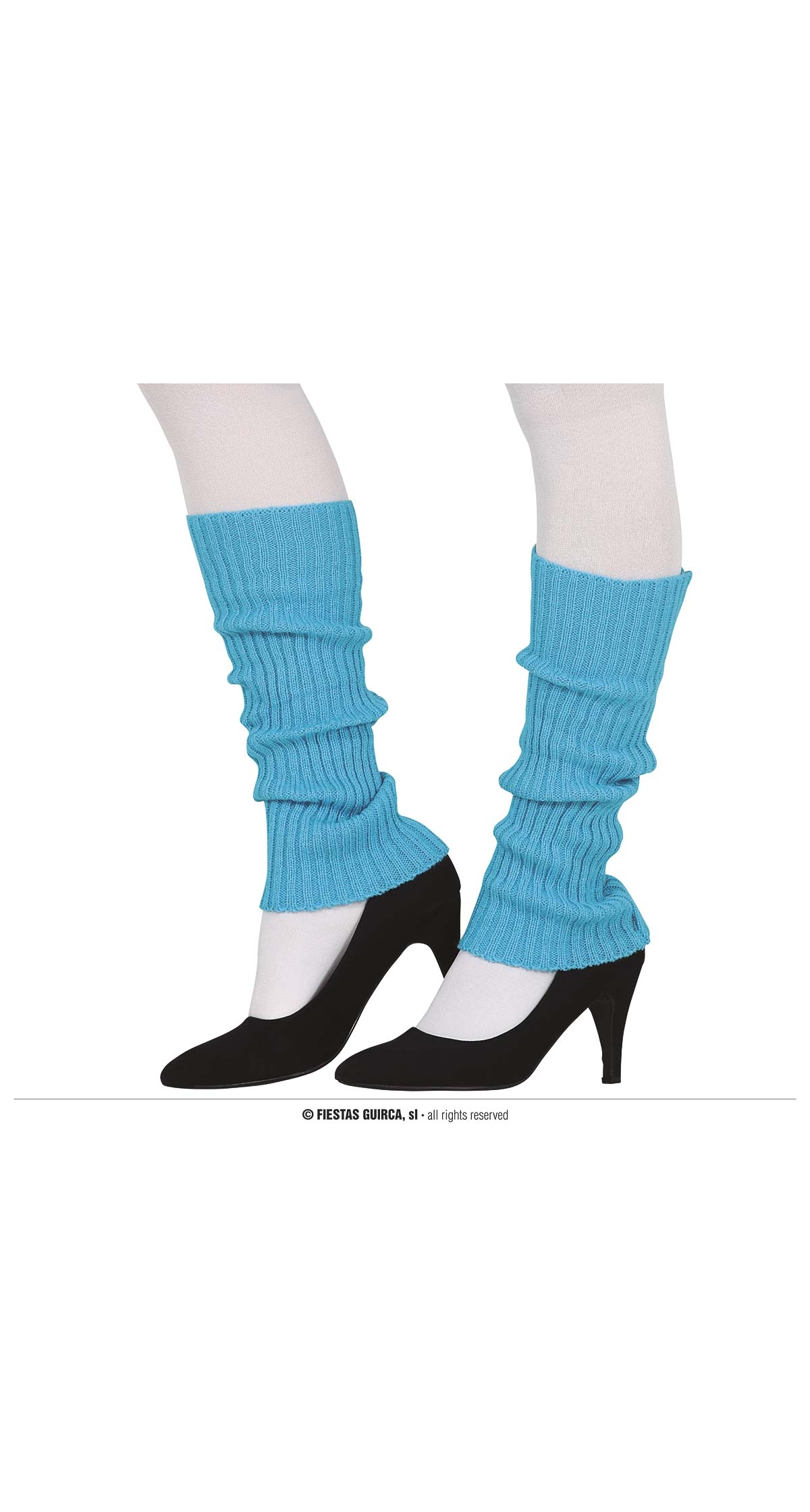 80â€™s Neon Blue Leg Warmers â€“ Adult One Size