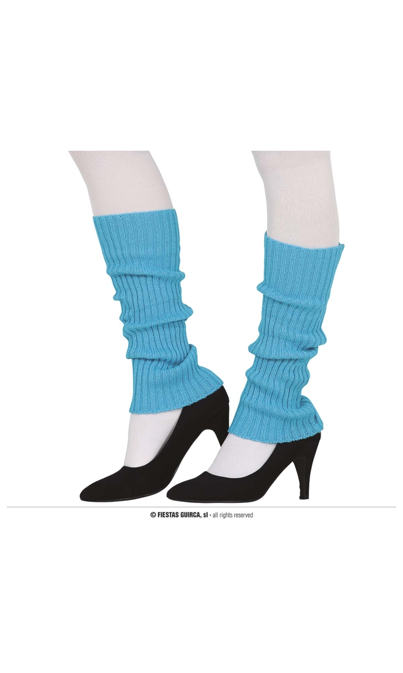 80â€™s Neon Blue Leg Warmers â€“ Adult One Size