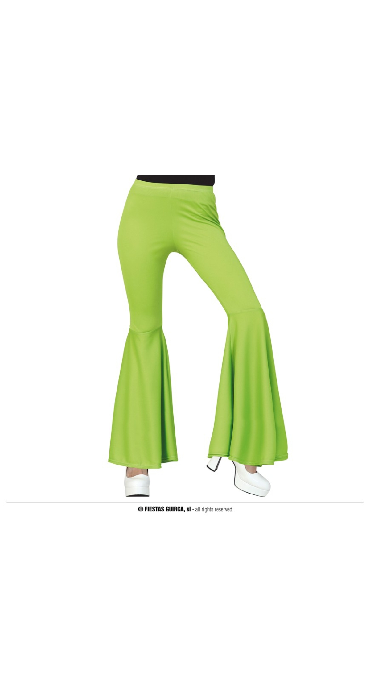 Bell Bottom Lime Green - Adult Size Large