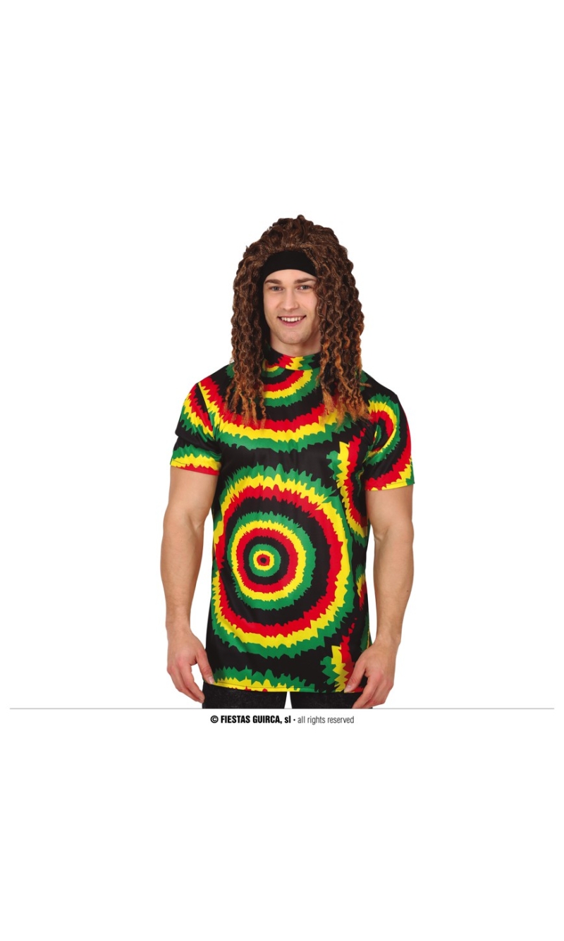 Rasta T-Shirt – Adult Size Medium (48-50)