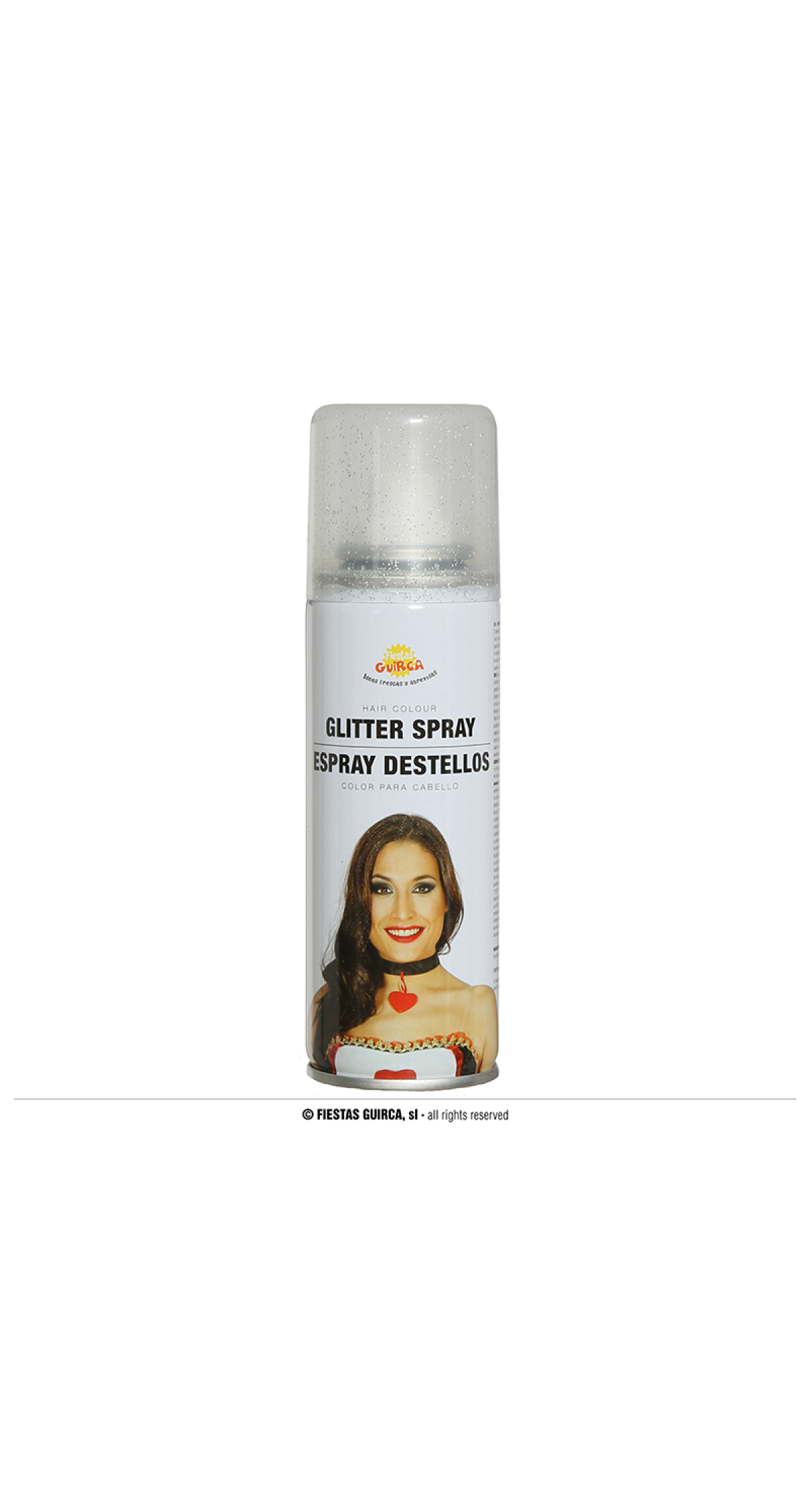 Sparkling Glitter Hair Spray 125ml - Silver