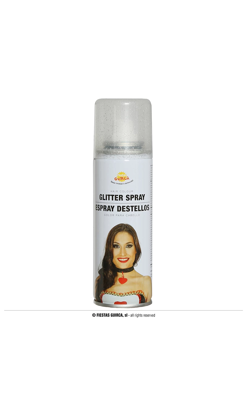 Sparkling Glitter Hair Spray 125ml - Silver