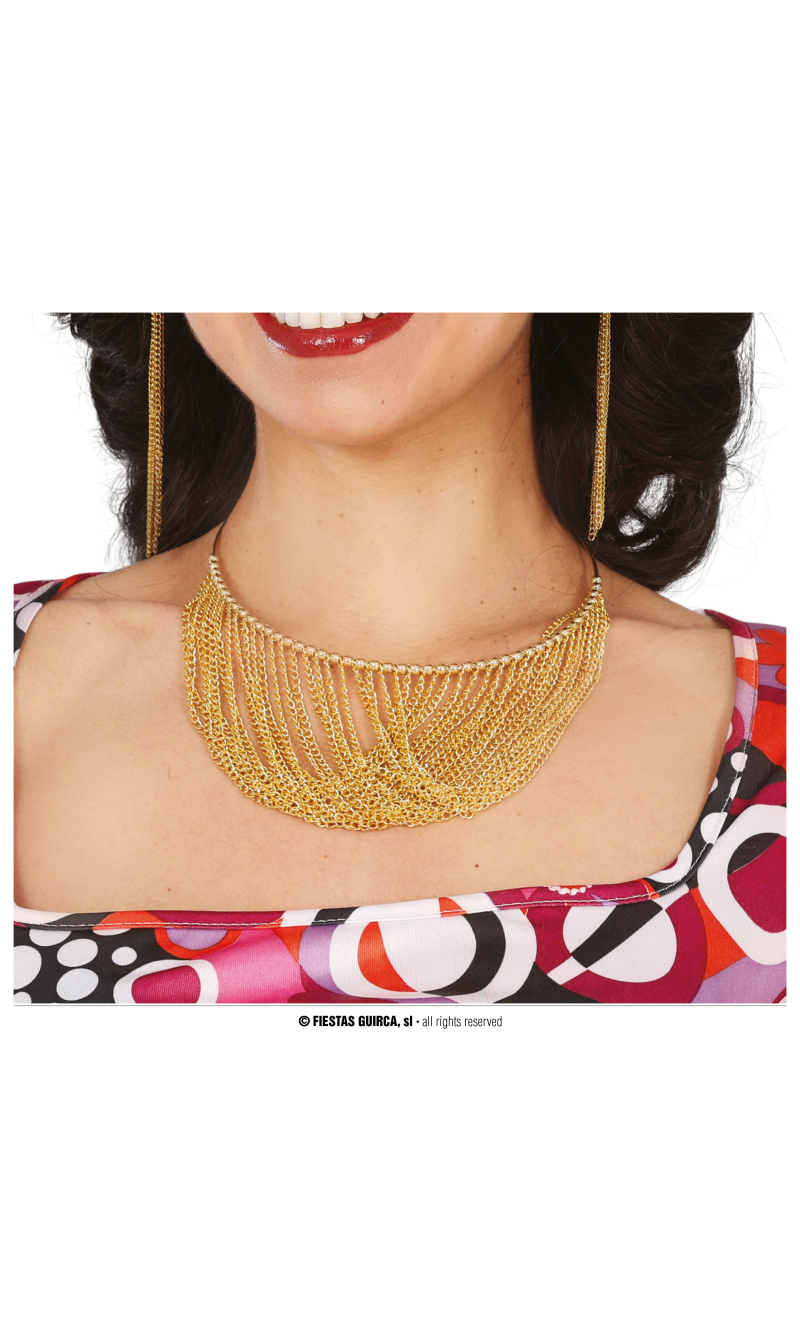 70s Metallic Necklace
