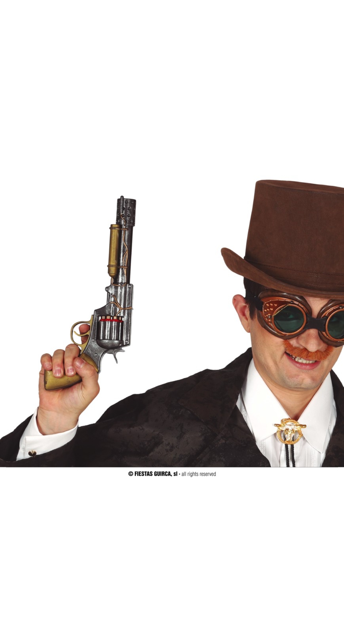 Steampunk Revolver - 30cm