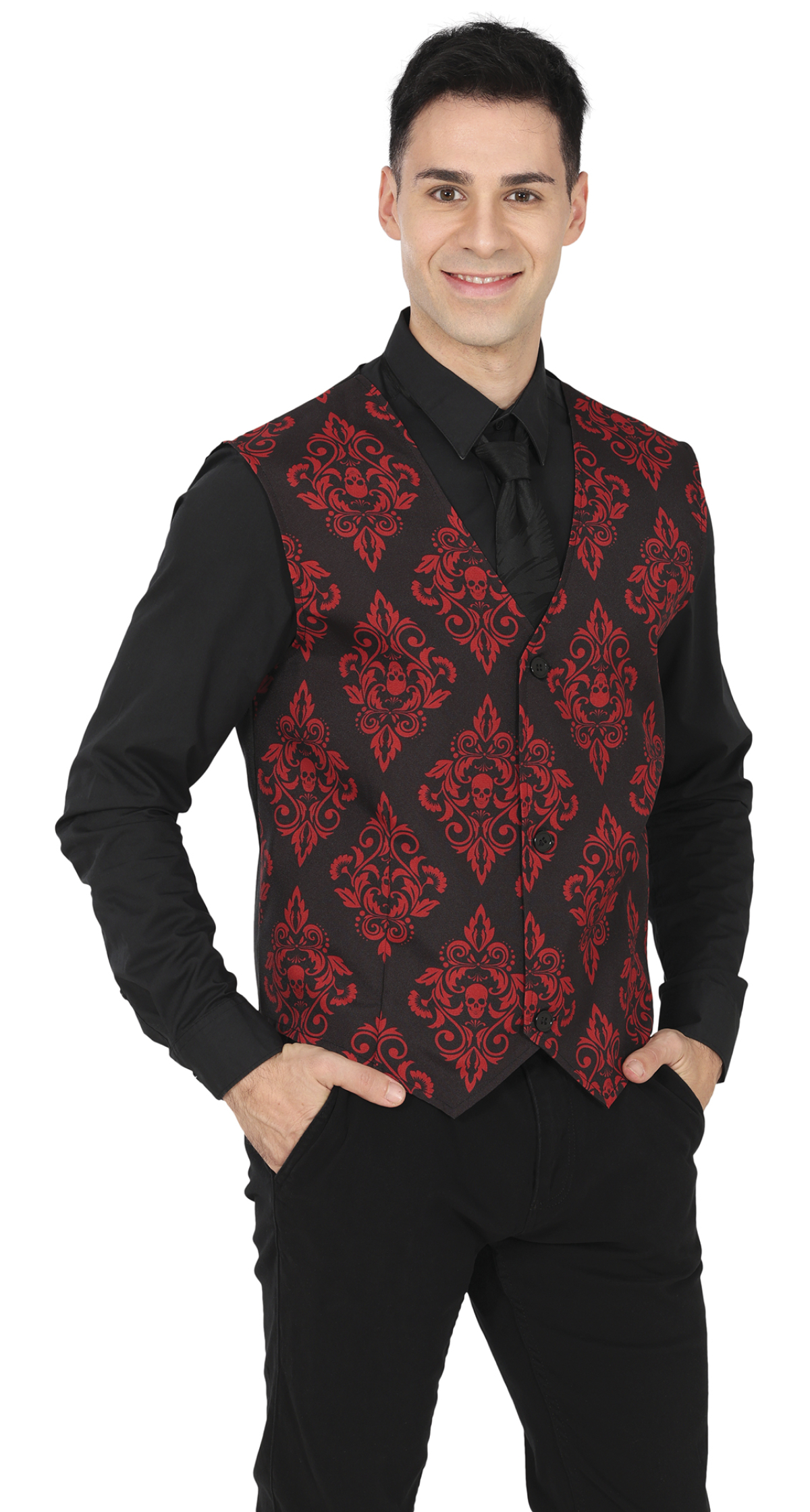 Halloween Vest Vampire - Adult One Size