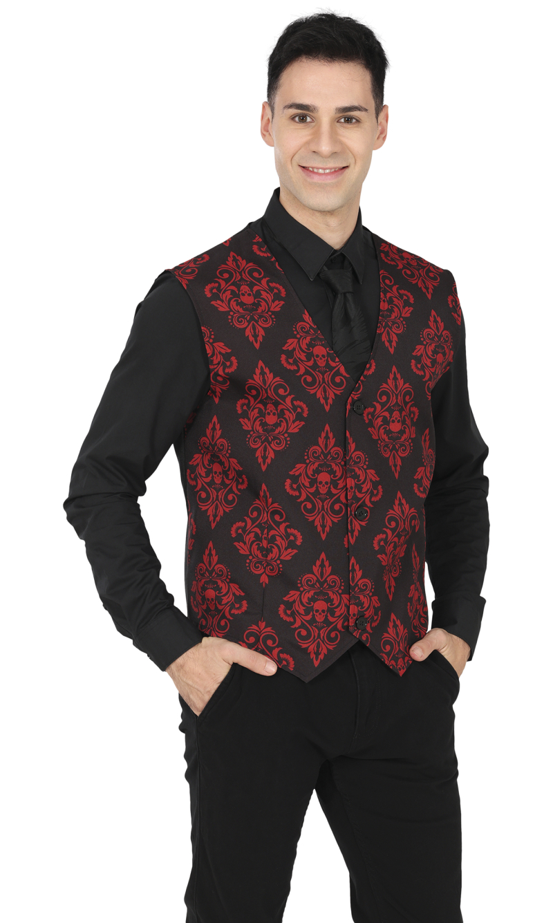 Halloween Vest Vampire - Adult One Size