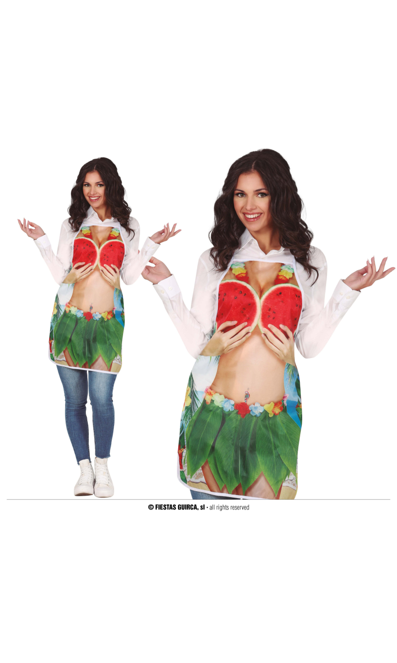 Funny Hawaiian Women Apron - Adult One Size