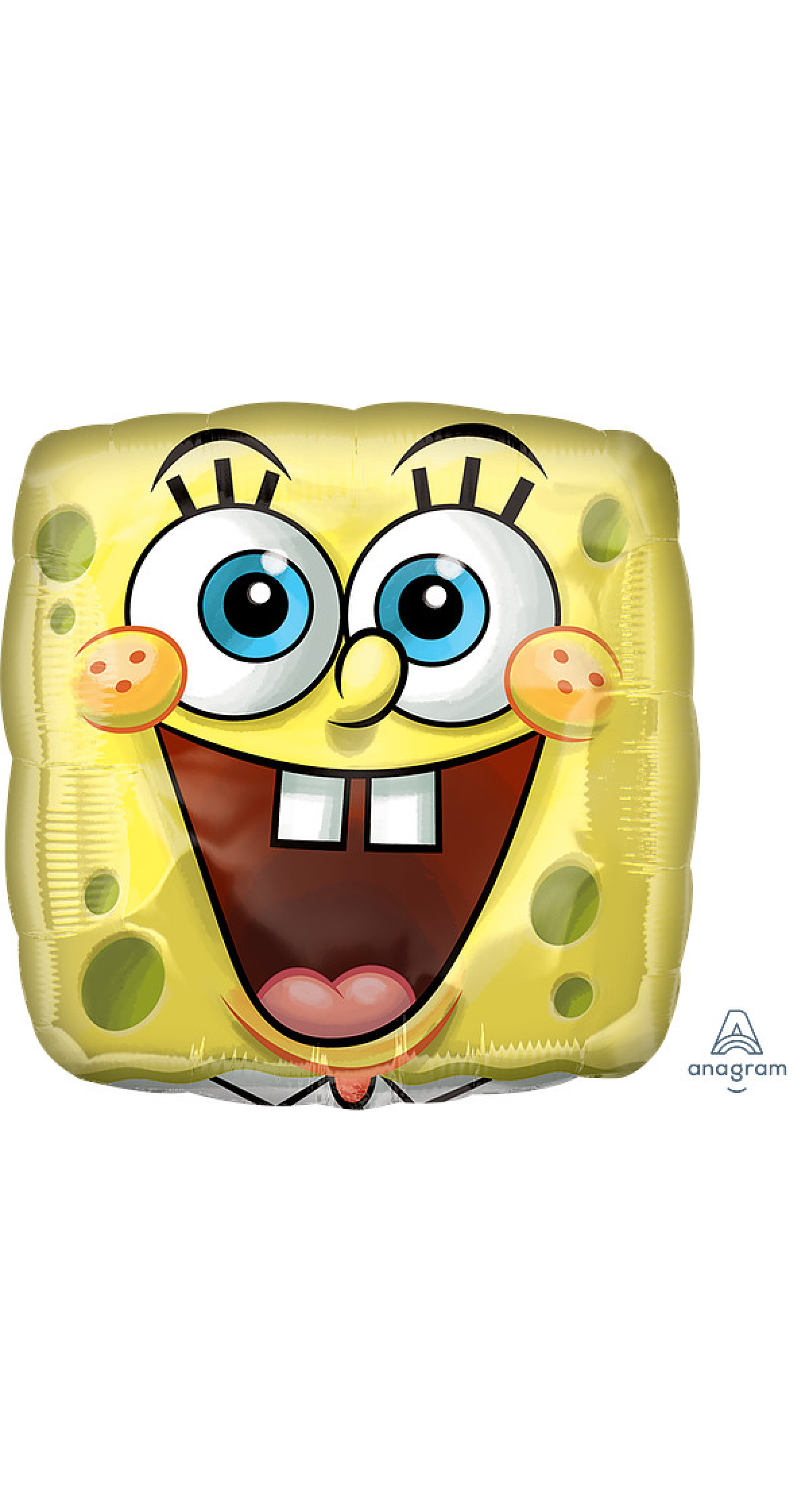 SpongeBob Square Face Standard Square Foil Balloon 17" (42cm)