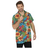 Hawaiian Flowers Man Shirt - Adult Size Large (52-54)