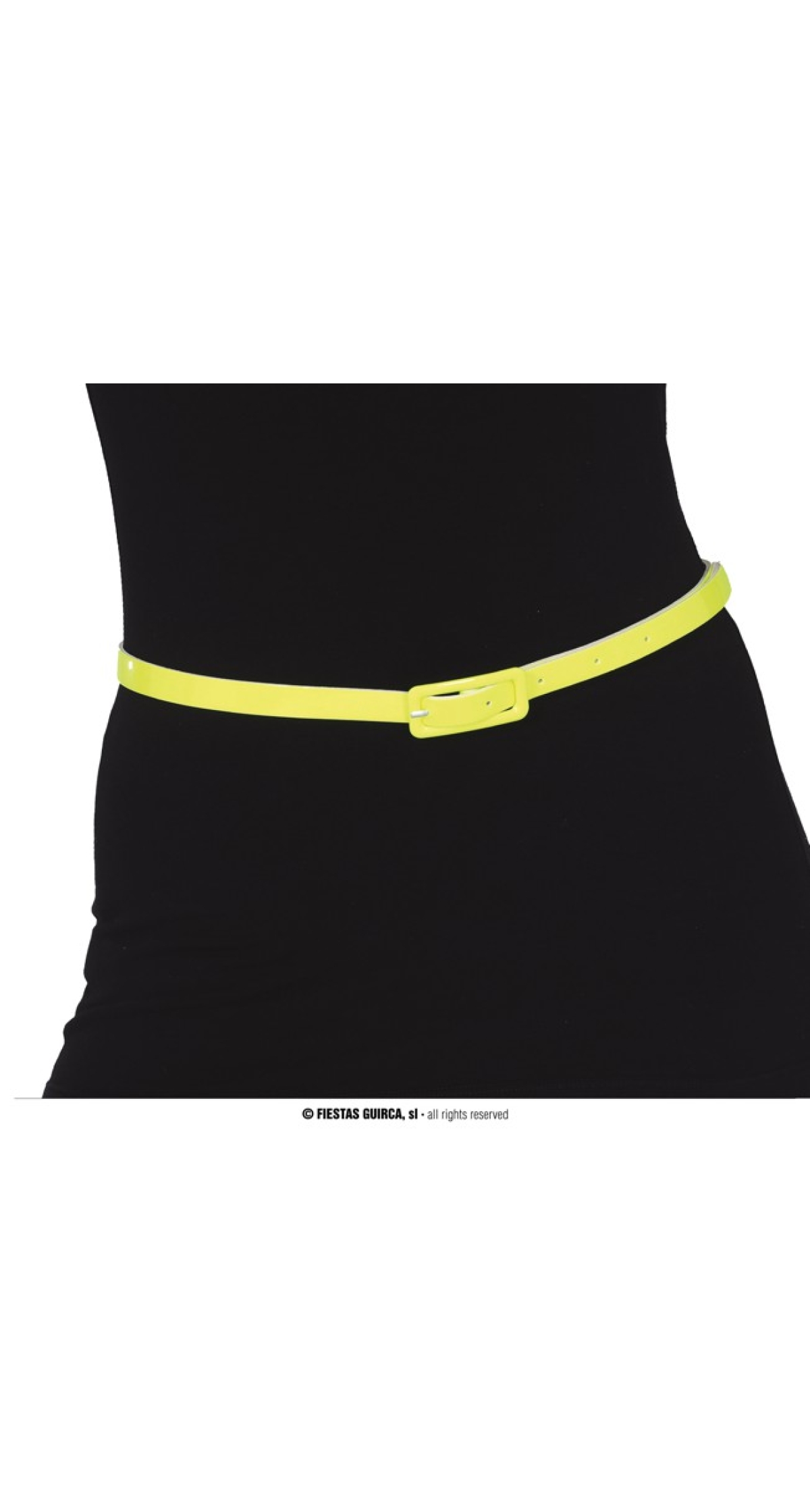 Neon Yellow Belt - 110cm
