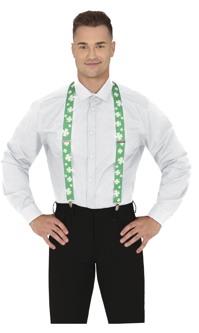 St Patrick Braces Suspenders - Adult One Size