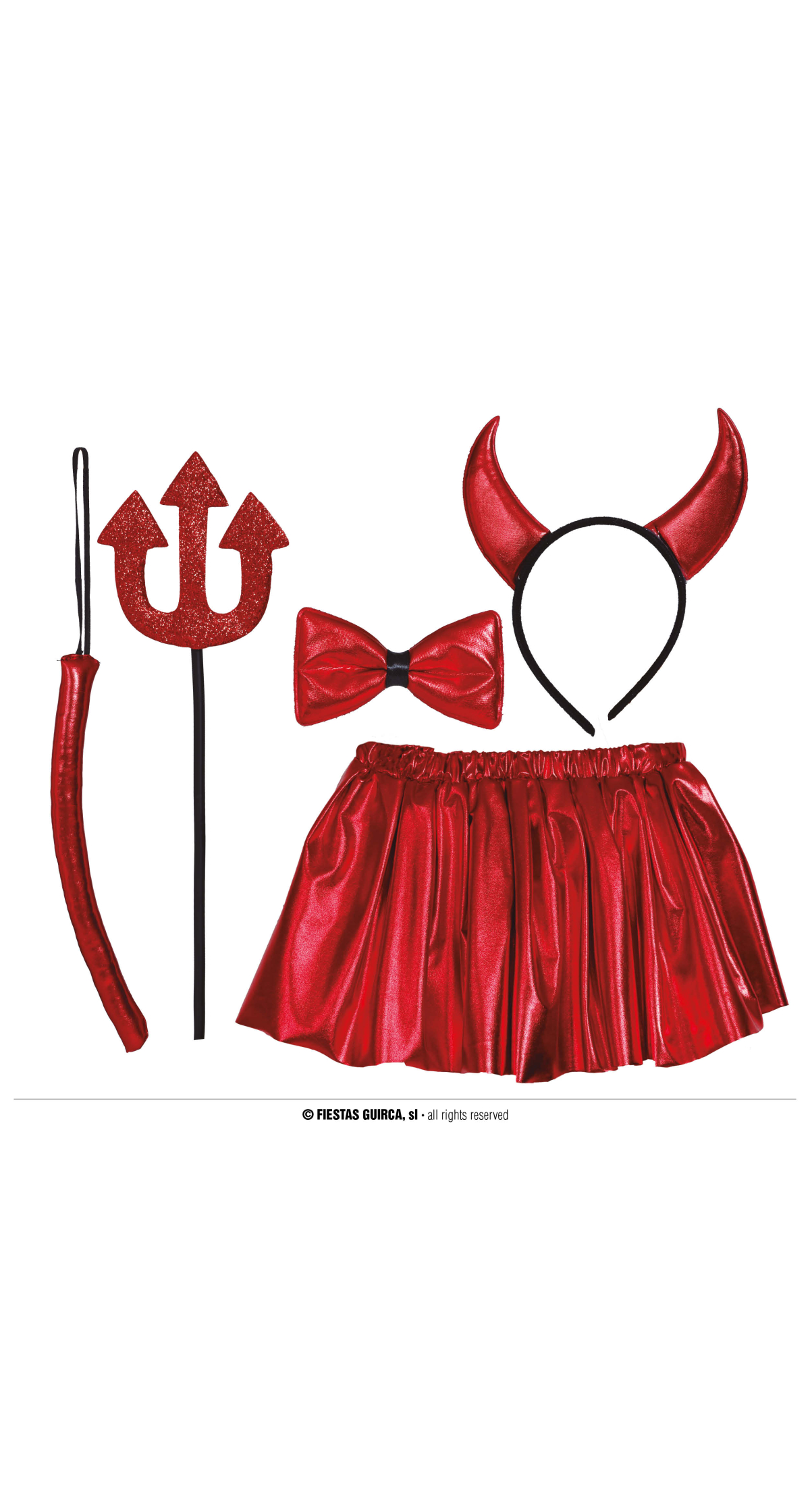 Devil Set Costume Kit 30cm - Child One Size