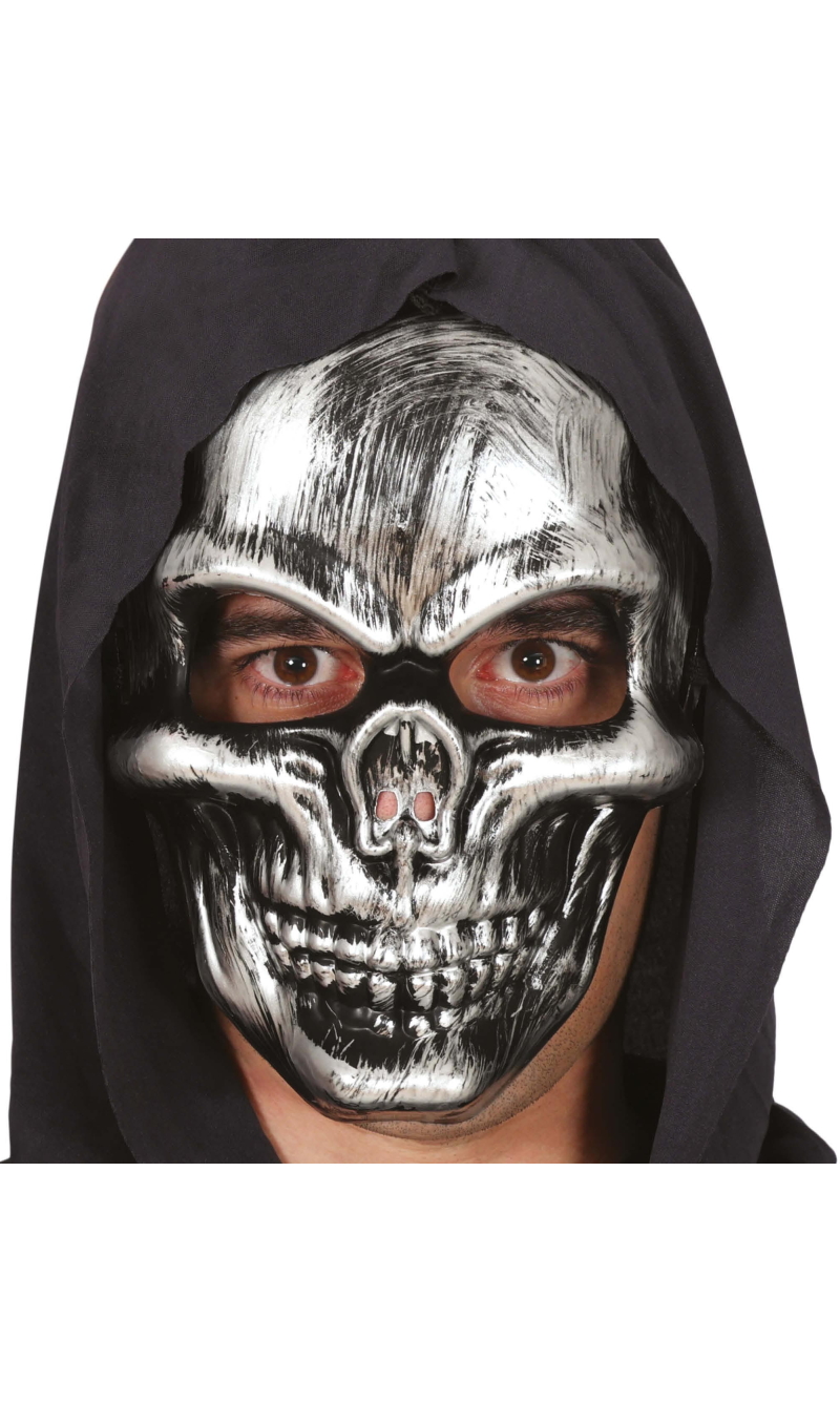 Halloween Skull Mask (PVC) - Adult One Size