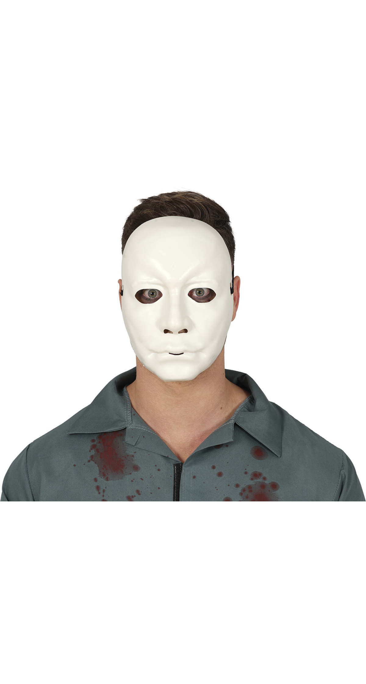 White Man Mask (PVC) - Adult One Size - Image 5